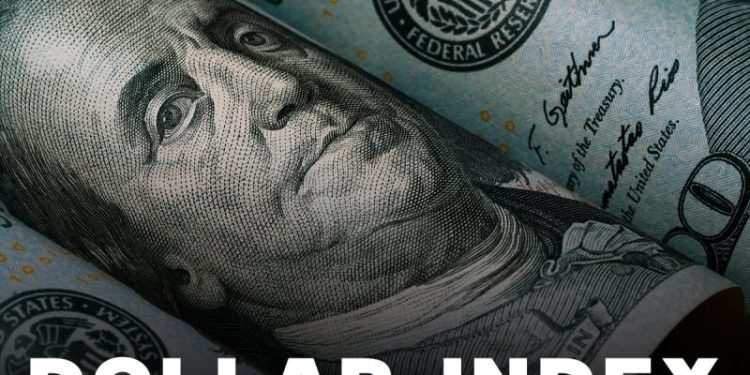 The dollar index is trying to maintain above 104.20 level