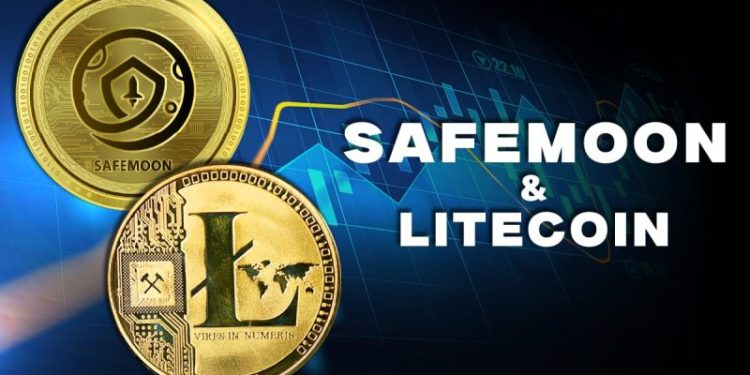 SafeMoon and Litecoin. Litecoin drops below $70.00 again