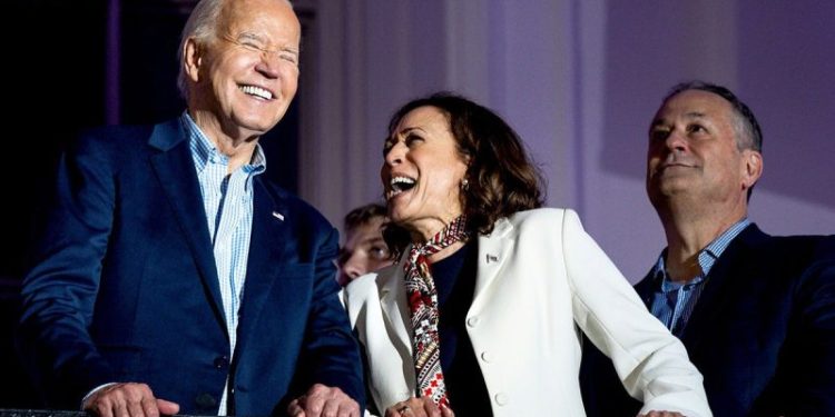 Harris claims Biden fit to continue in office, despite more than 80 documented encounters in past year
