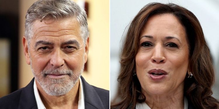 Clooney, Hollywood line up behind Harris as celebrity endorsements and cash pour in