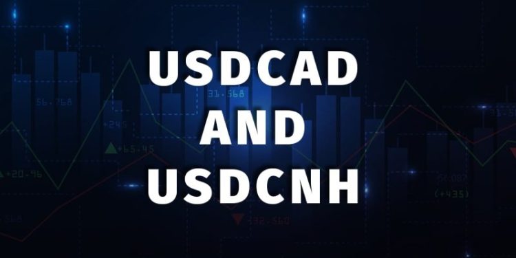 USDCAD and USDCNH: USDCAD is moving sideways for now