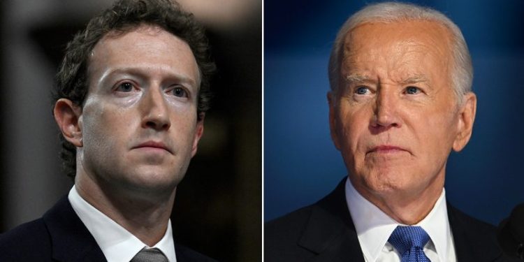Zuckerberg, expressing regrets, admits bowing to Biden administration pressure to remove content