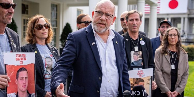 Father of Israeli-American hostage pleads for deal ‘with Satan’ before Biden, Harris enter Situation Room