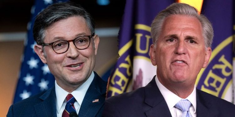 McCarthy’s ‘final struggles’ threaten to haunt Johnson’s government shutdown fight