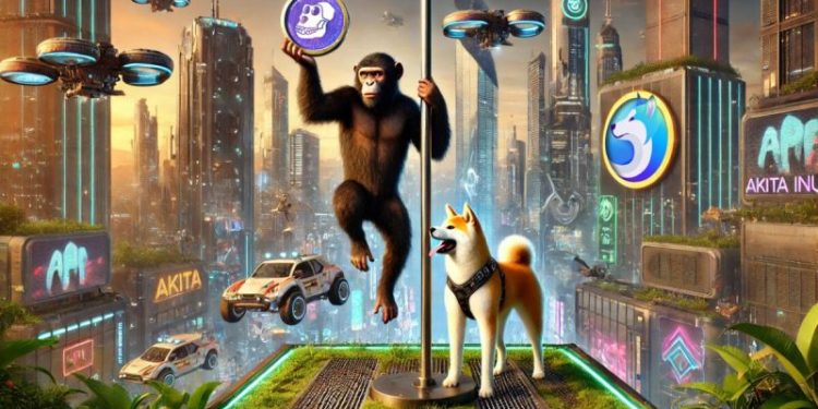 ApeCoin and Akita Inu: Fall to New Lows and Targets