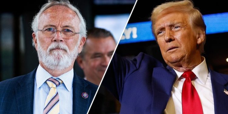 Trump rips House Republican who voted to impeach him in message endorsing his rival