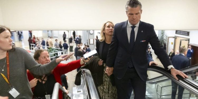 Pete Hegseth on the Hill for another day of meetings to rally support: ‘It’s been a wonderful process’