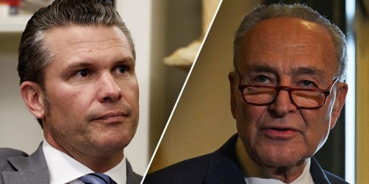 Schumer gathers key committee Dems to talk looming Hegseth confirmation hearing
