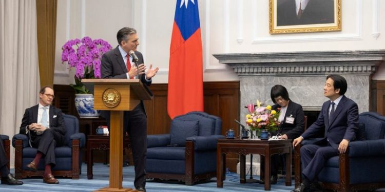 Taiwan FM hails importance of US relationship, says group visits ‘contribute to peace and stability’